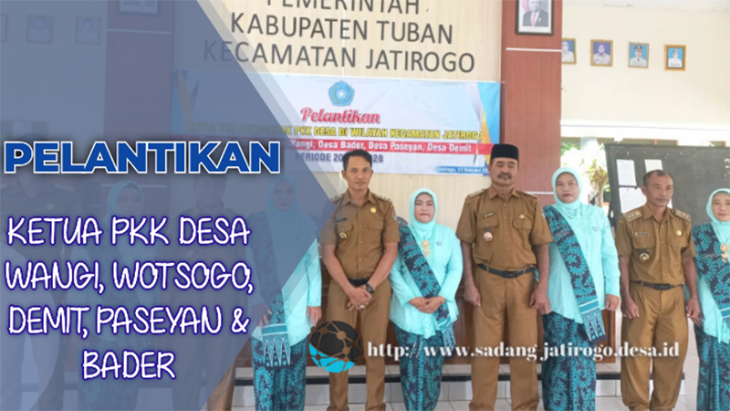 KETUA PKK KECAMATAN JATIROGO LANTIK 5 KETUA TP PKK DESA BARU